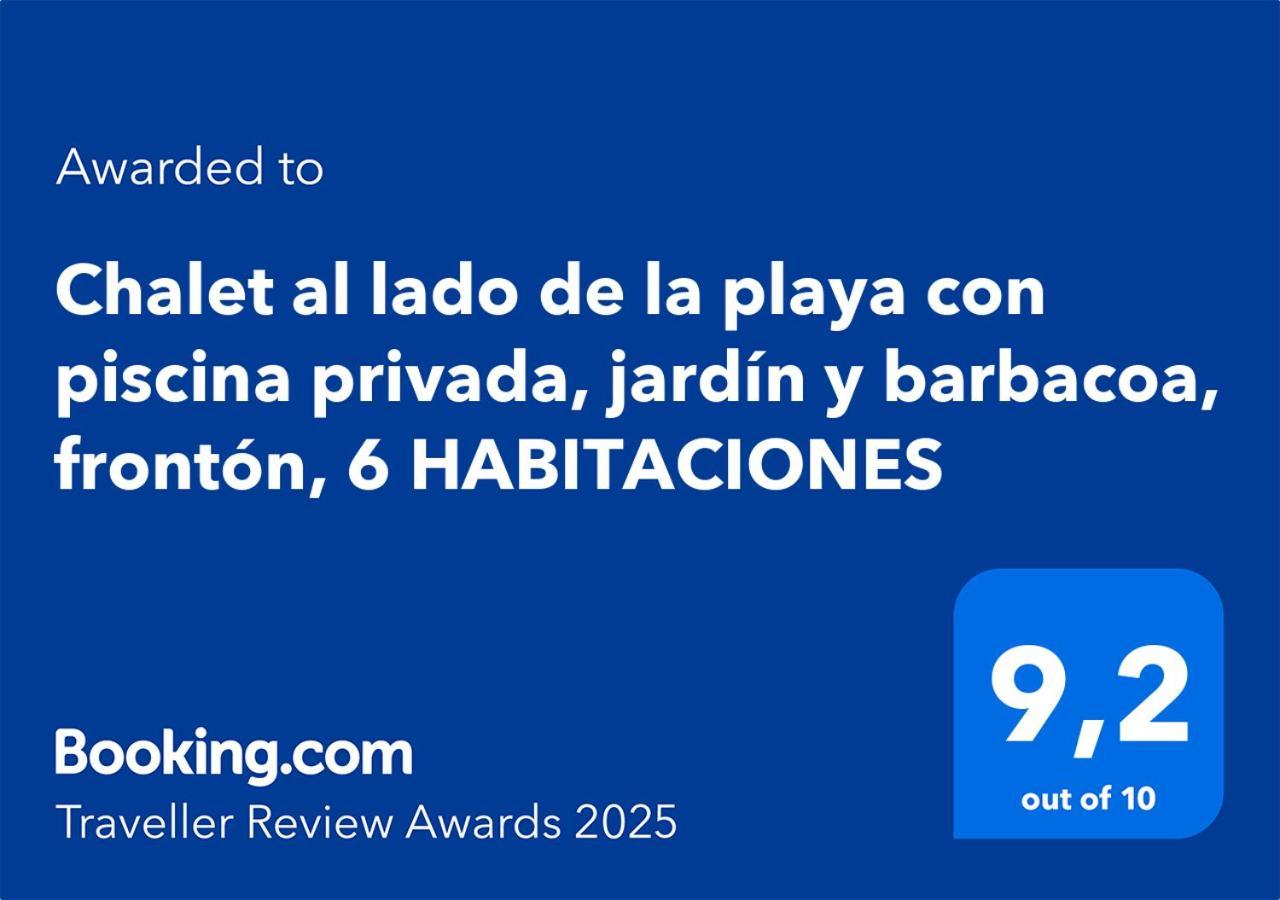 Chalet Al Lado De La Playa Con Piscina Privada, Jardin Y Barbacoa, Fronton, 6 Habitaciones Laredo Buitenkant foto